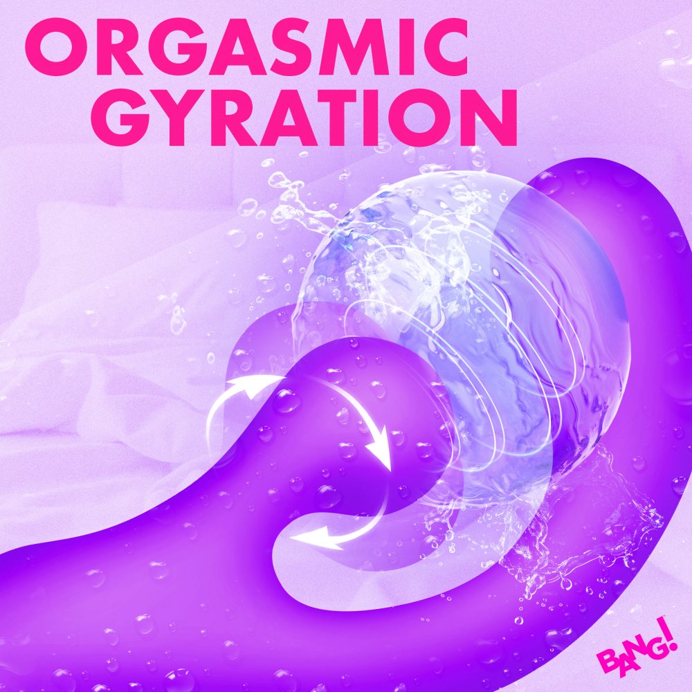 Gyro Rabbit Silicone Vibrator - Purple