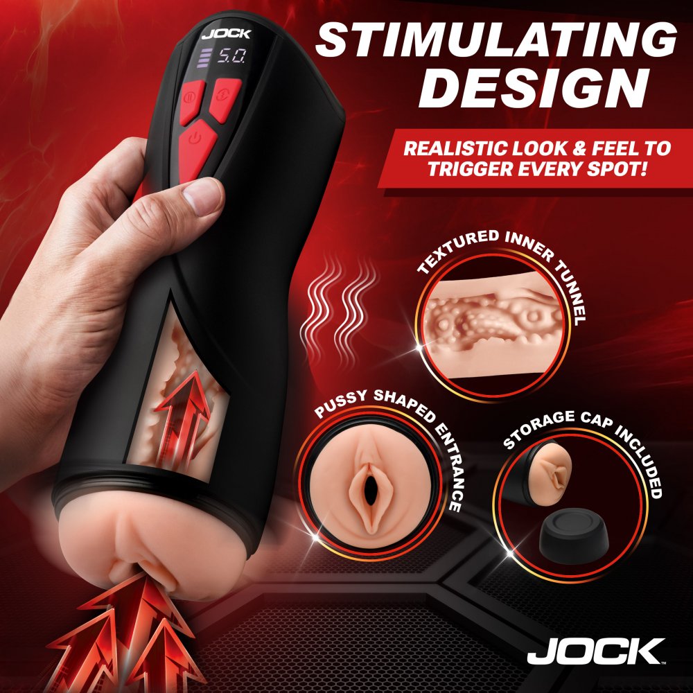 Banger Sucking & Vibrating Pussy Masturbator